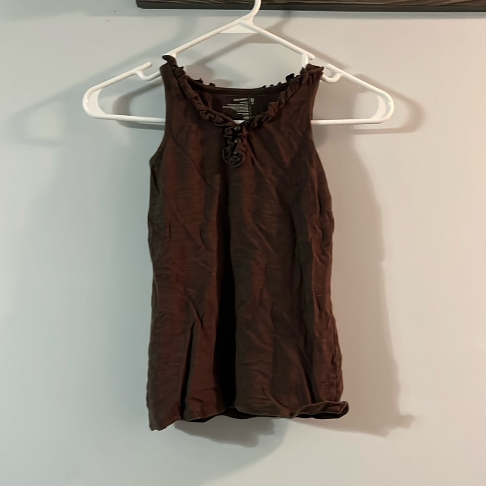 Girls brown Old Navy tank top